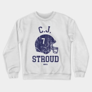 C.J. Stroud Houston Helmet Font Crewneck Sweatshirt